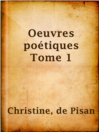 Imagen de portada para Oeuvres poétiques Tome 1